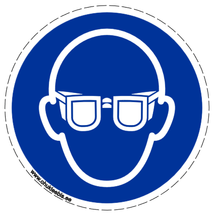 M004 - Kohustusmärk. Kanna kaitseprille