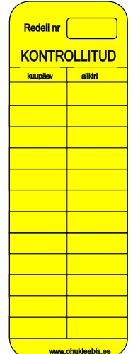 KK001 - Redelite kontrollkleeps