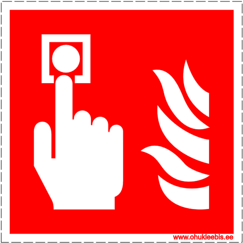 F005 - Tuleohutus. Tulekahju alarmnupu asukoht