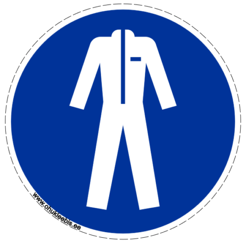 M010 - Kohustusmärk. Tööriided