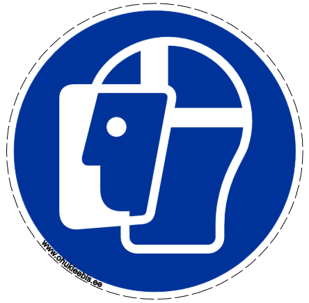 M013 - Kohustusmärk. Kaitsemask