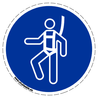 M018 - Kohustusmärk. Turvarakmed