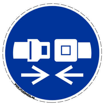 M020 - Kohustusmärk. Kinnita turvavöö