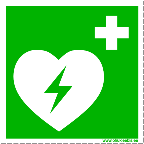 W010 - Esmaabi. Automaatse välise debrillaatori (AED) asukoht