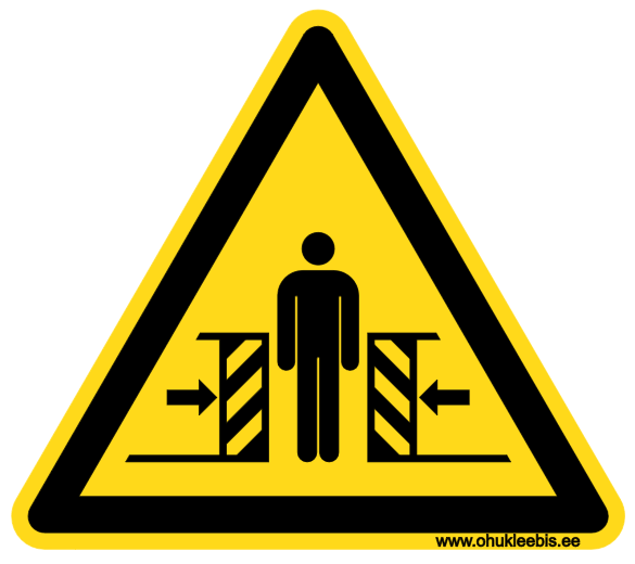 W019 - Hoiatusmärk. Oht! Vahele-pressimise oht