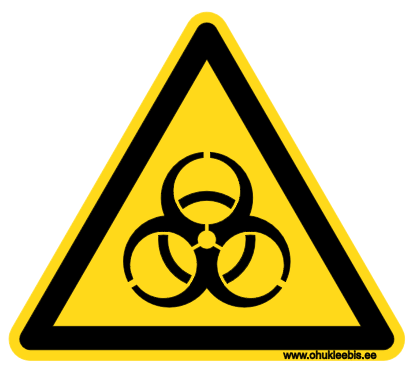 W009 - Hoiatusmärk. Oht! Bioloogiline oht