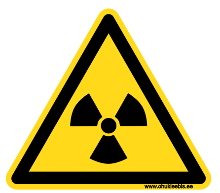 inoseeriva kiirguse oht W003 - Hoiatusmärk. Oht! Ioniseeriva kiirguse oht