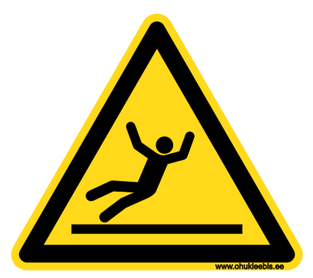 W011 - Hoiatusmärk. Oht! Libisemisoht