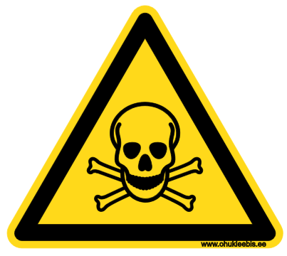 W016 - Hoiatusmärk. Oht! Mürgine aine