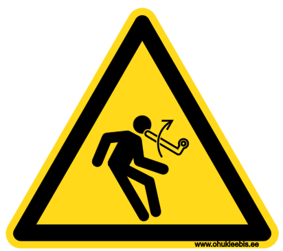3721 - Hoiatusmärk. ISO 16684. Oht! Näovigastuse oht